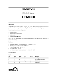 datasheet for HD74HC674 by 