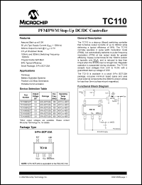 datasheet for TC110303ECTTR by Microchip Technology, Inc.