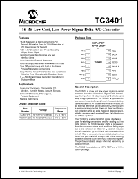 datasheet for TC3401VPE by Microchip Technology, Inc.