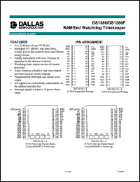 datasheet for DS1386P08-120 by Dallas Semiconductor