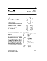 datasheet for DS1215SN by Dallas Semiconductor
