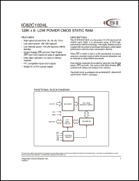 datasheet for IC62C1024L-35W by 