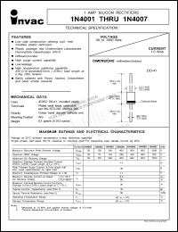 datasheet for 1N4003 by 