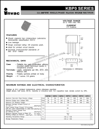 datasheet for KBP005 by 