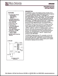 datasheet for MN3040 by 