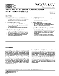 datasheet for NX25F011A-3VI by 