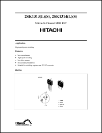 datasheet for 2SK1314(S) by 