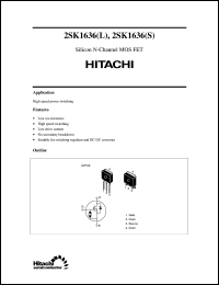 datasheet for 2SK1636(S) by 