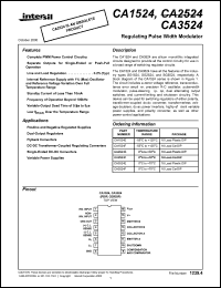 datasheet for CA1524F by Intersil Corporation