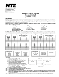 datasheet for NTE8081 by 