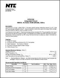 datasheet for NTE2102 by 