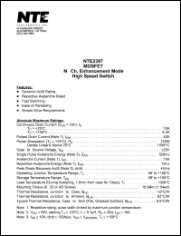 datasheet for NTE2397 by 