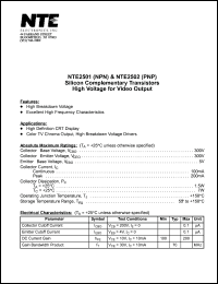 datasheet for NTE2502 by 