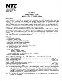 datasheet for NTE2532 by 