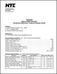 datasheet for NTE2636 by 