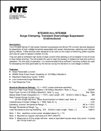 datasheet for NTE4846 by 