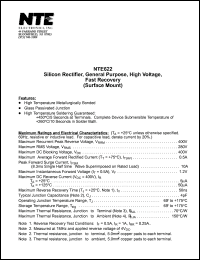 datasheet for NTE622 by 