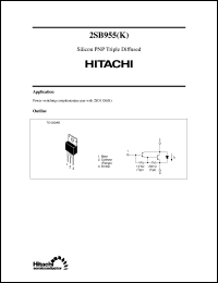 datasheet for 2SB955(K) by 