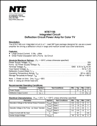 datasheet for NTE7158 by 