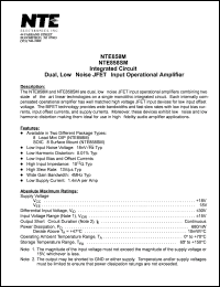 datasheet for NTE858M by 