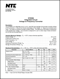 datasheet for NTE890 by 