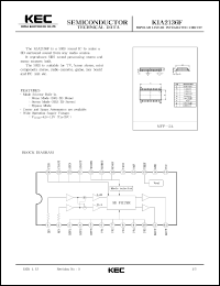 datasheet for KIA2136F by Korea Electronics Co., Ltd.