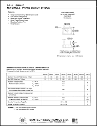 datasheet for BR1010 by 