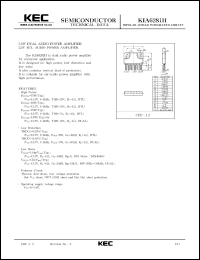 datasheet for KIA6281H by Korea Electronics Co., Ltd.