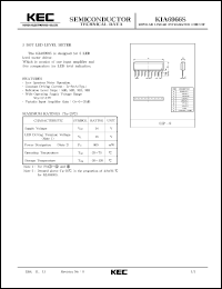 datasheet for KIA6966S by Korea Electronics Co., Ltd.