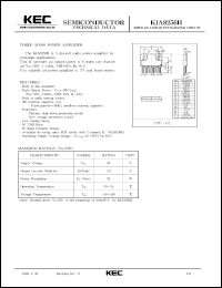datasheet for KIA8256H by Korea Electronics Co., Ltd.