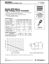 datasheet for 2N5655 by ON Semiconductor