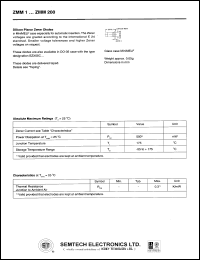 datasheet for ZMM22 by 