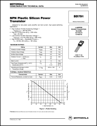datasheet for BD791 by ON Semiconductor