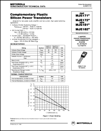 datasheet for MJE181 by ON Semiconductor