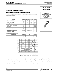 datasheet for MJE344 by ON Semiconductor