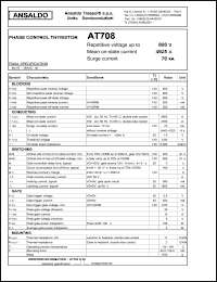 datasheet for AT708S08 by 