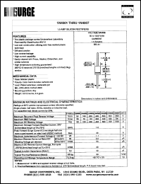 datasheet for 1N4004 by 