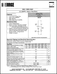 datasheet for 2A07 by 