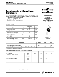 datasheet for D44H11 by ON Semiconductor