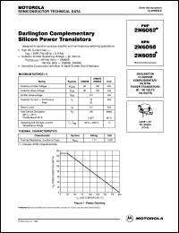 datasheet for 2N6058 by ON Semiconductor