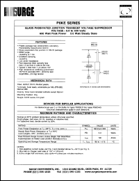 datasheet for P6KE43C by 