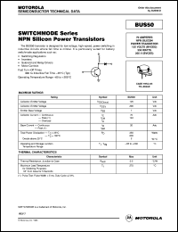 datasheet for BUS50 by ON Semiconductor