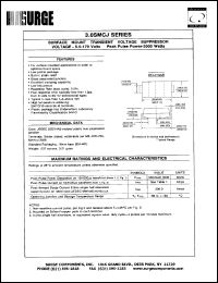 datasheet for 3.0SMCJ75C by 