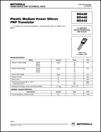 datasheet for BD438 by ON Semiconductor