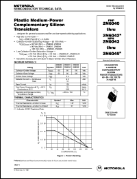 datasheet for 2N6040 by ON Semiconductor