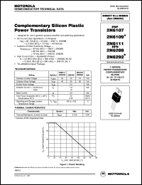 datasheet for 2N6107 by ON Semiconductor