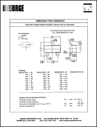 datasheet for SMBZ-5231B by 