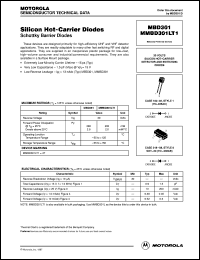 datasheet for MBD301 by ON Semiconductor