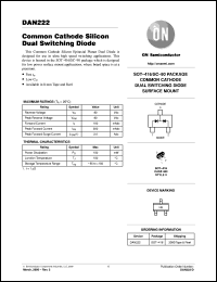 datasheet for DAN222 by ON Semiconductor