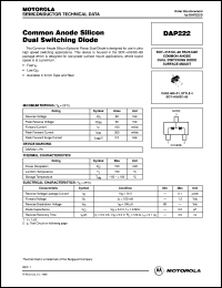 datasheet for DAP222 by ON Semiconductor